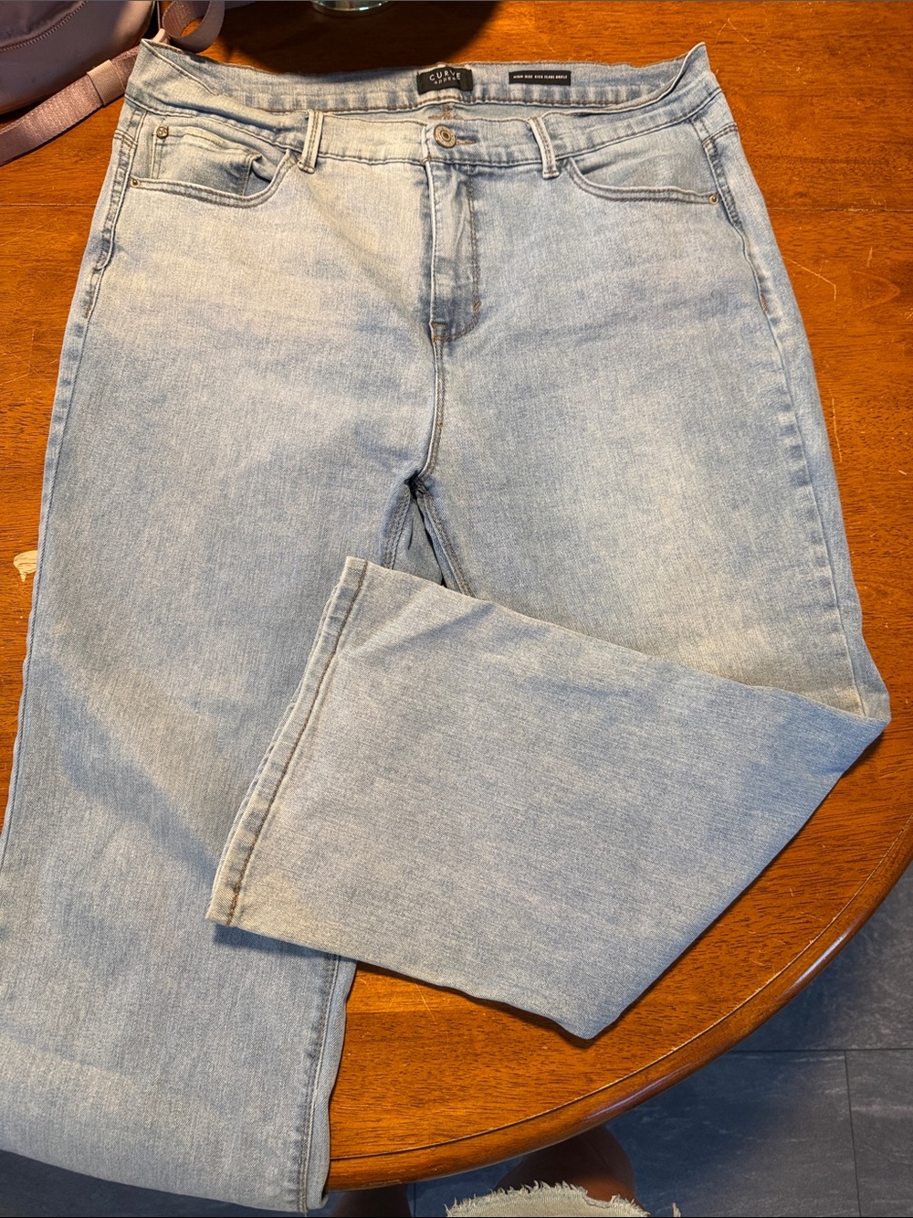 Light Blue Straight Men’s Jeans — Cuffed Comfortable Fit